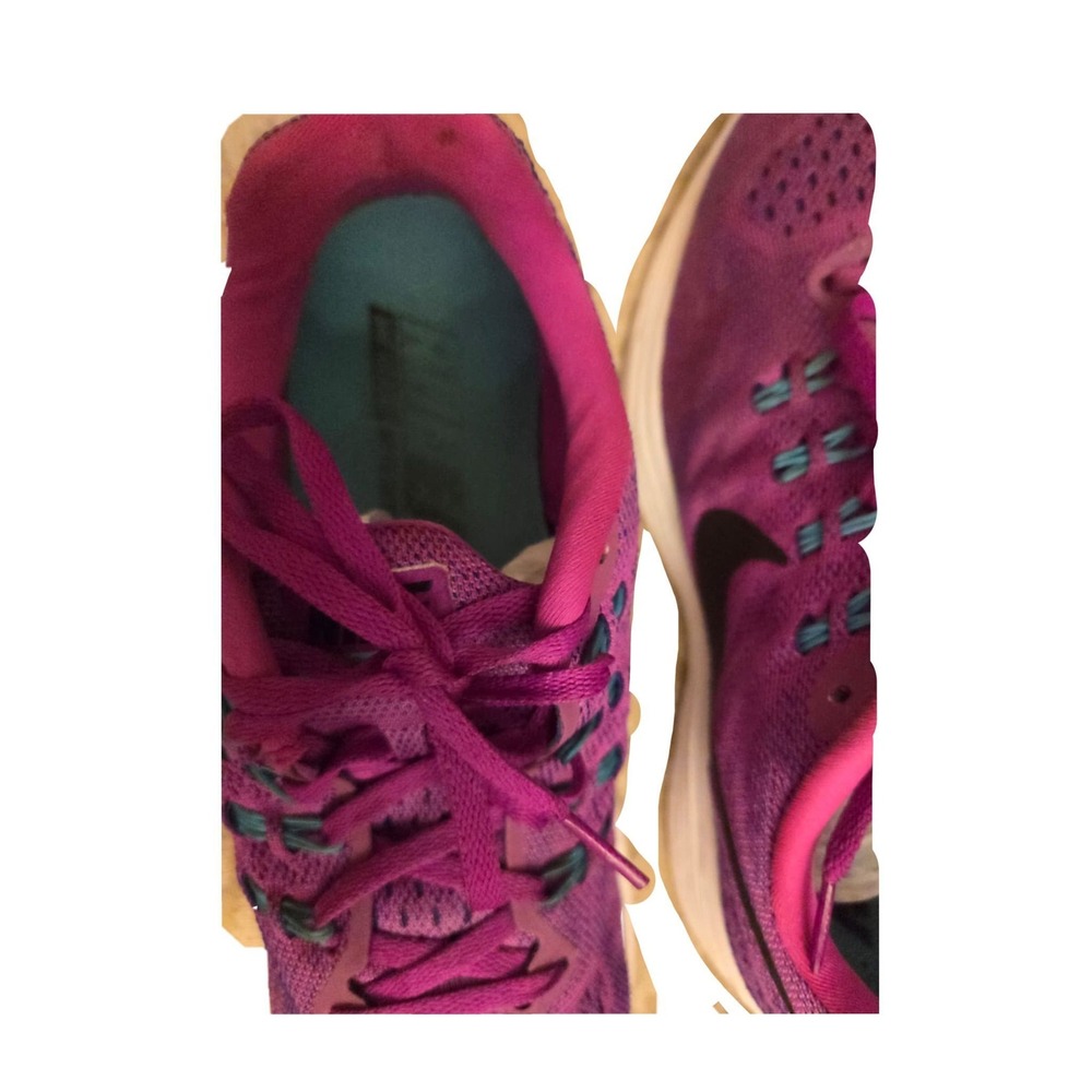 Nike LunarGlide 8 Running Shoes Womens 9 Purple EUC Lunarlon Flywire 843726-501 - Picture 3 of 3